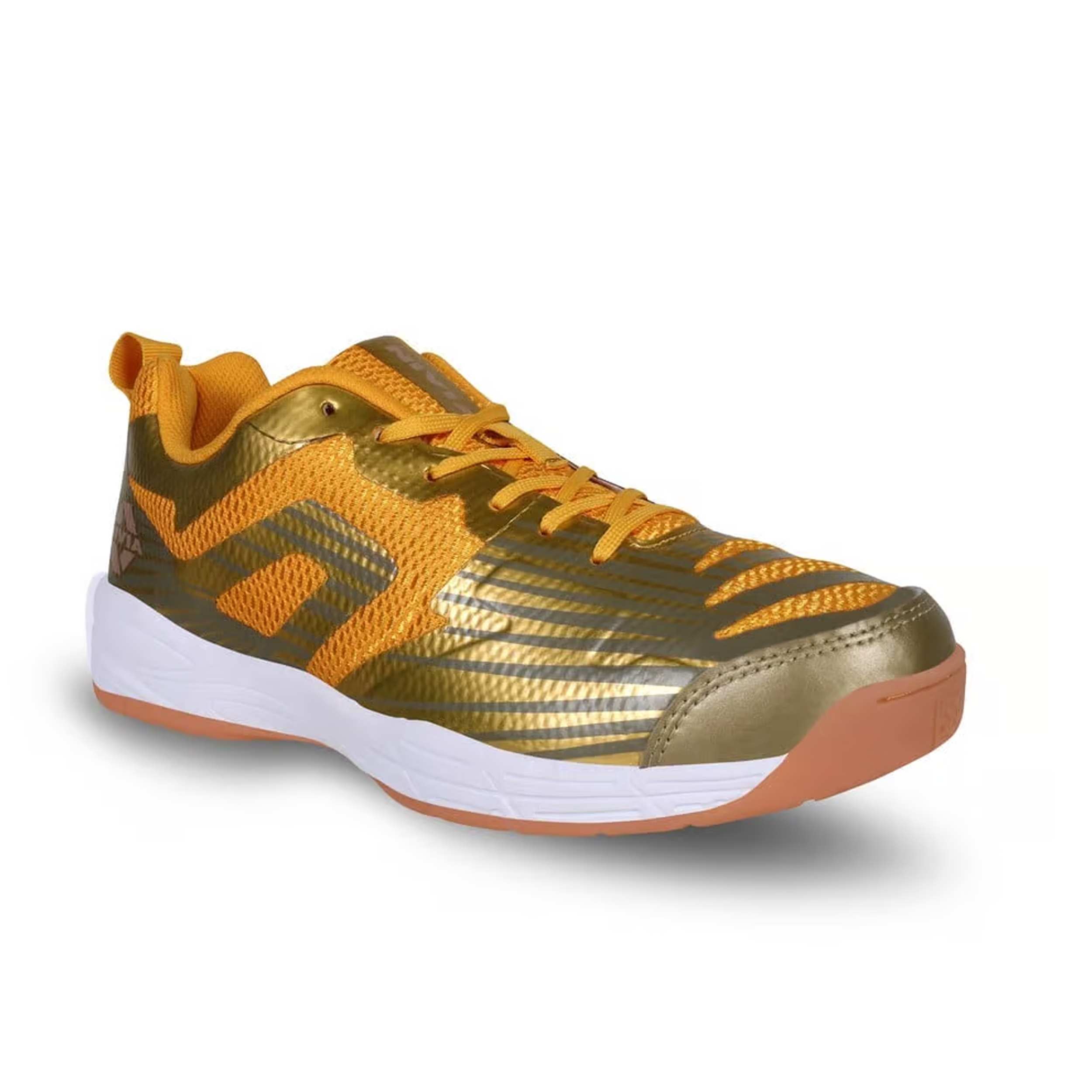 Nivia Super Court 2.0 Badminton Shoes for Men (Golden) - InstaSport