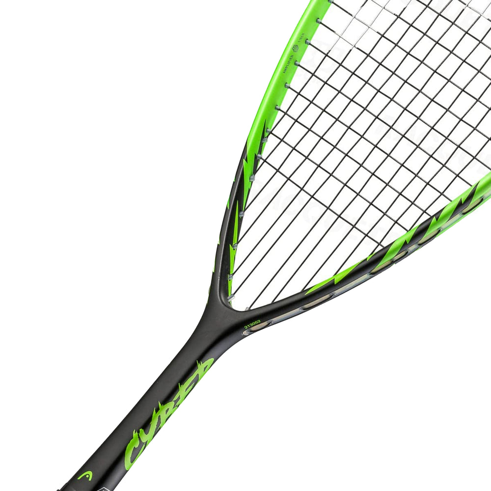 HEAD Cyber Tour Squash Racquet (Green/Black) - InstaSport