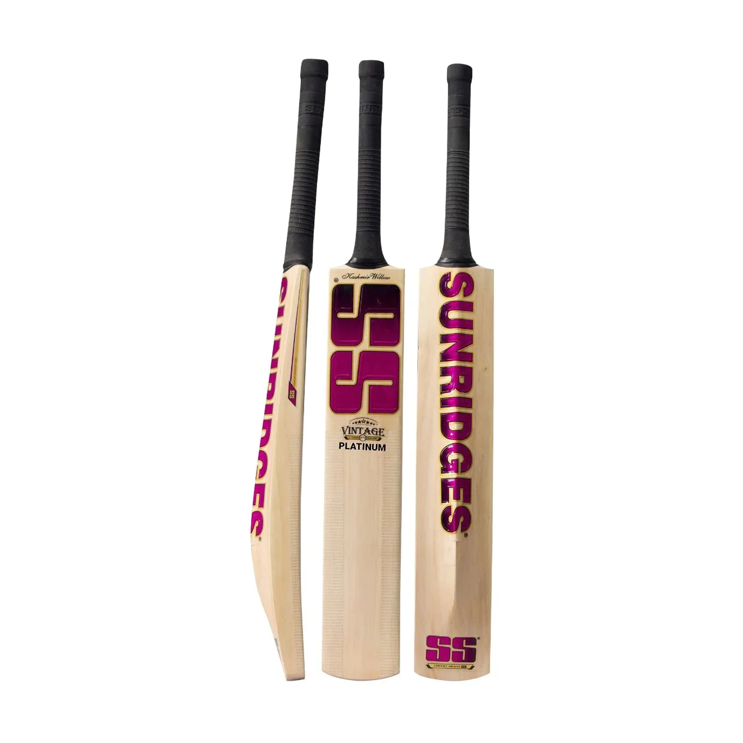 SS Vintage Platinum Kashmir Willow Cricket Bat -SH - InstaSport