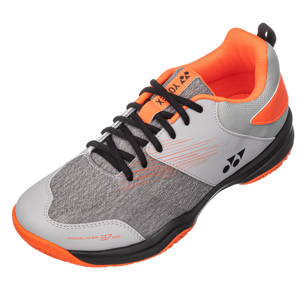 YONEX Power Cushion SHB 37 Wide Unisex Badminton Shoes (Light Grey) - InstaSport