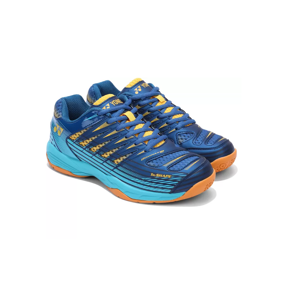 Yonex Tour Dominant 2 Men's Badminton Shoes (Sailor Blue/Bright Aqua/Mustard Gold) - InstaSport
