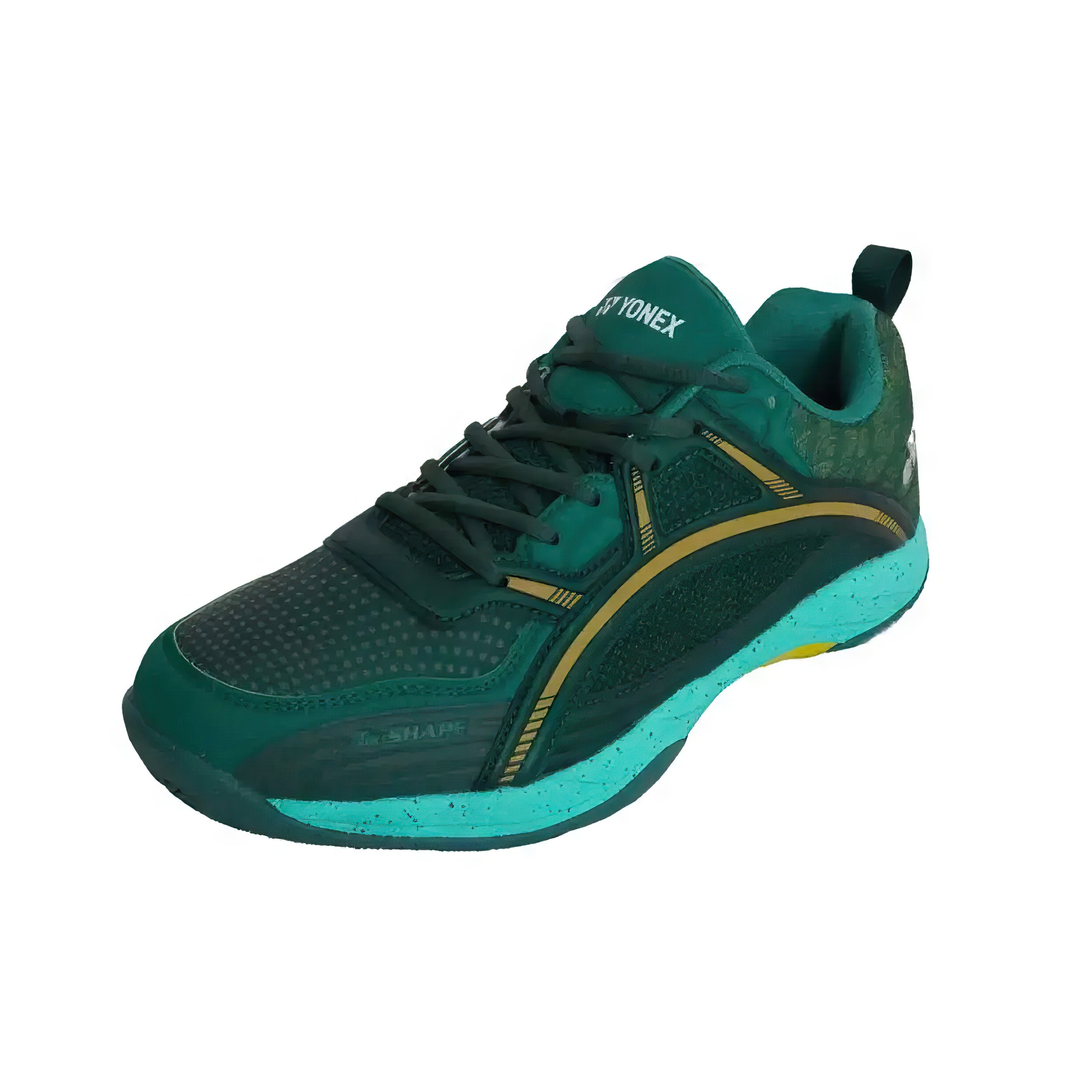 YONEX Tokyo Ultima Badminton Shoes for Men (Posy Green/Bright Gold) - InstaSport