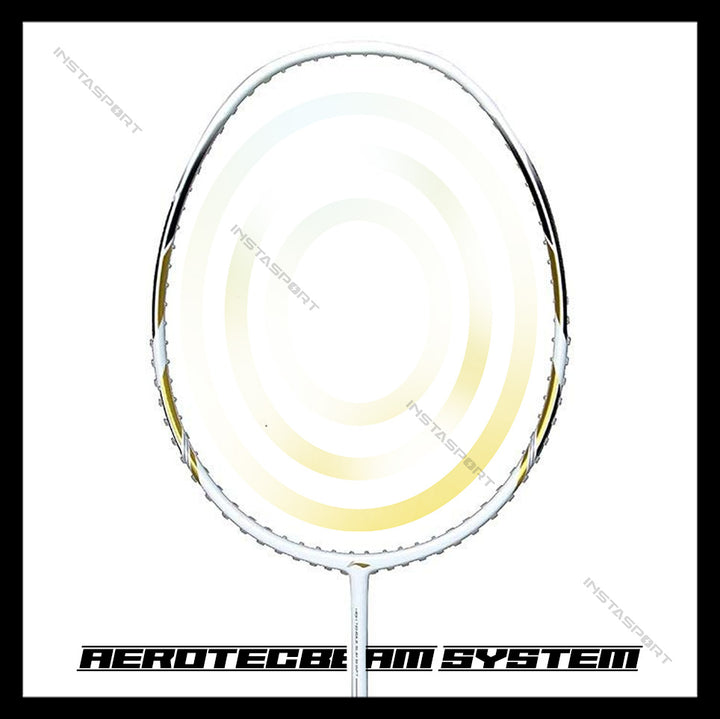 Li-Ning Windstorm 78+ (White) Badminton Racket - InstaSport