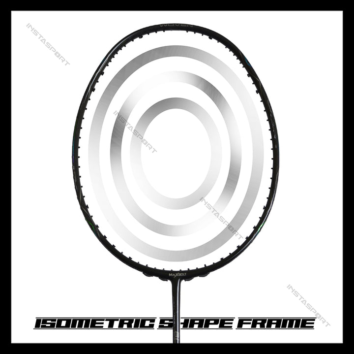 Maxbolt Black Woven Limited Badminton Racket - InstaSport