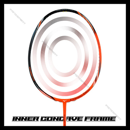 Mizuno Carbo Pro 825 Orange Badminton Racket - InstaSport