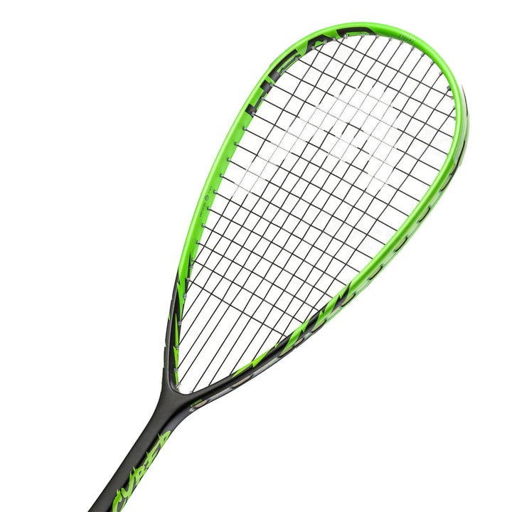 HEAD Cyber Tour Squash Racquet (Green/Black)