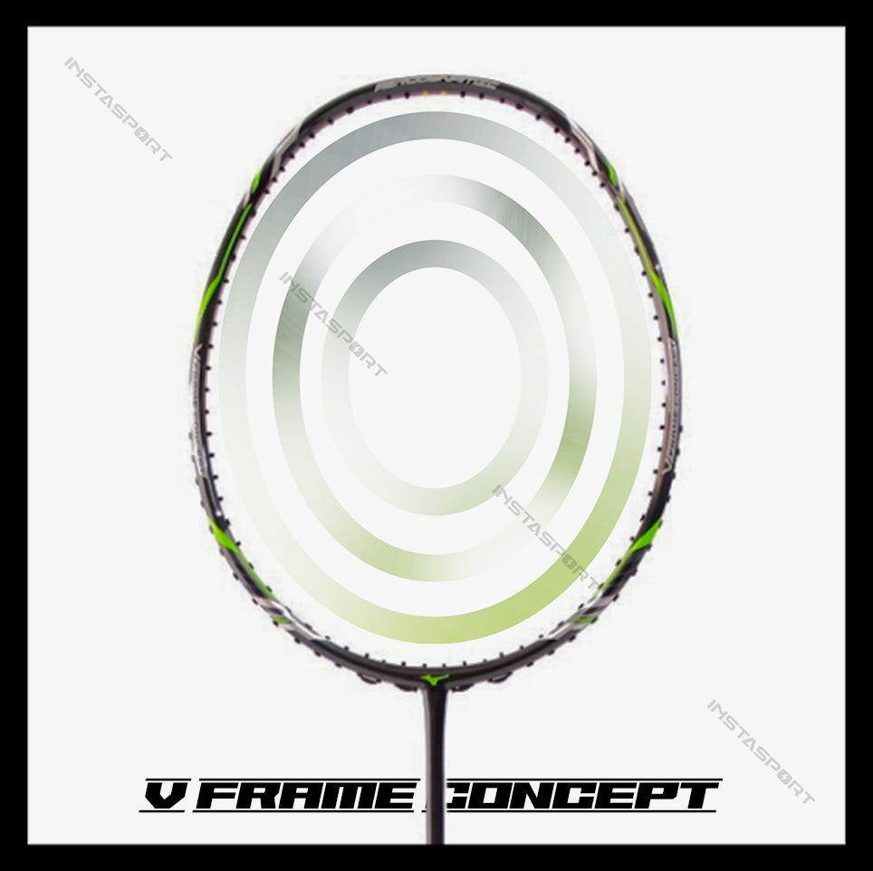 Mizuno NanoBlade 909 Black/Lime Badminton Racket - InstaSport