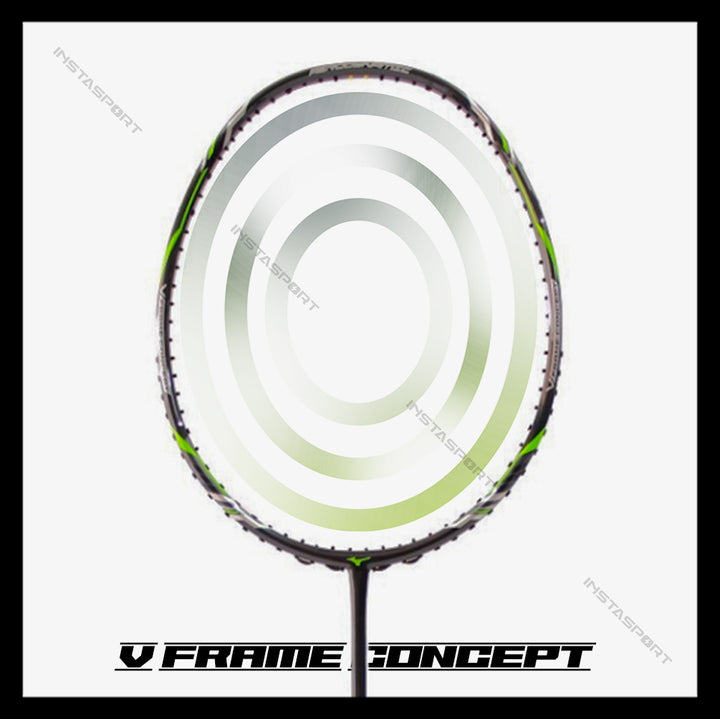 Mizuno NanoBlade 909 Black/Lime Badminton Racket - InstaSport