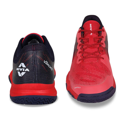 Nivia Verdict Badminton Shoes for Men (Crimson Red) - InstaSport