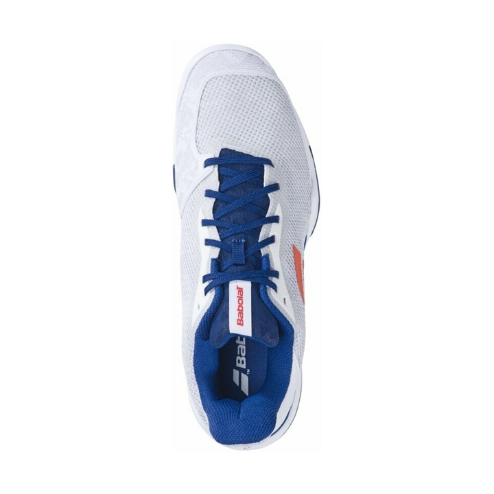 Babolat Jet Tere All Court Men's Tennis Shoe (White/Estate Blue) - InstaSport