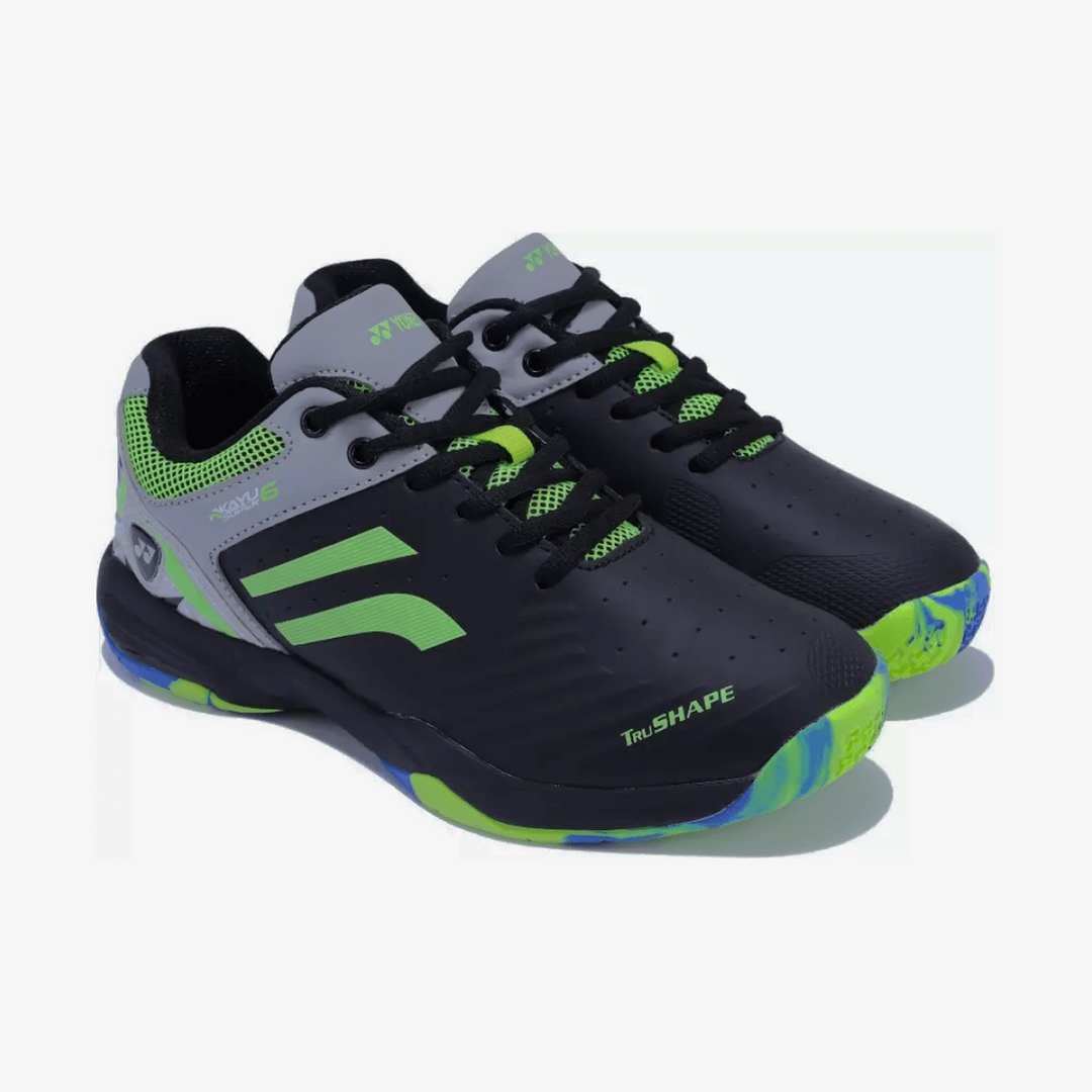 YONEX Akayu Super 6 Badminton Shoes for Men (Black Lime) - InstaSport