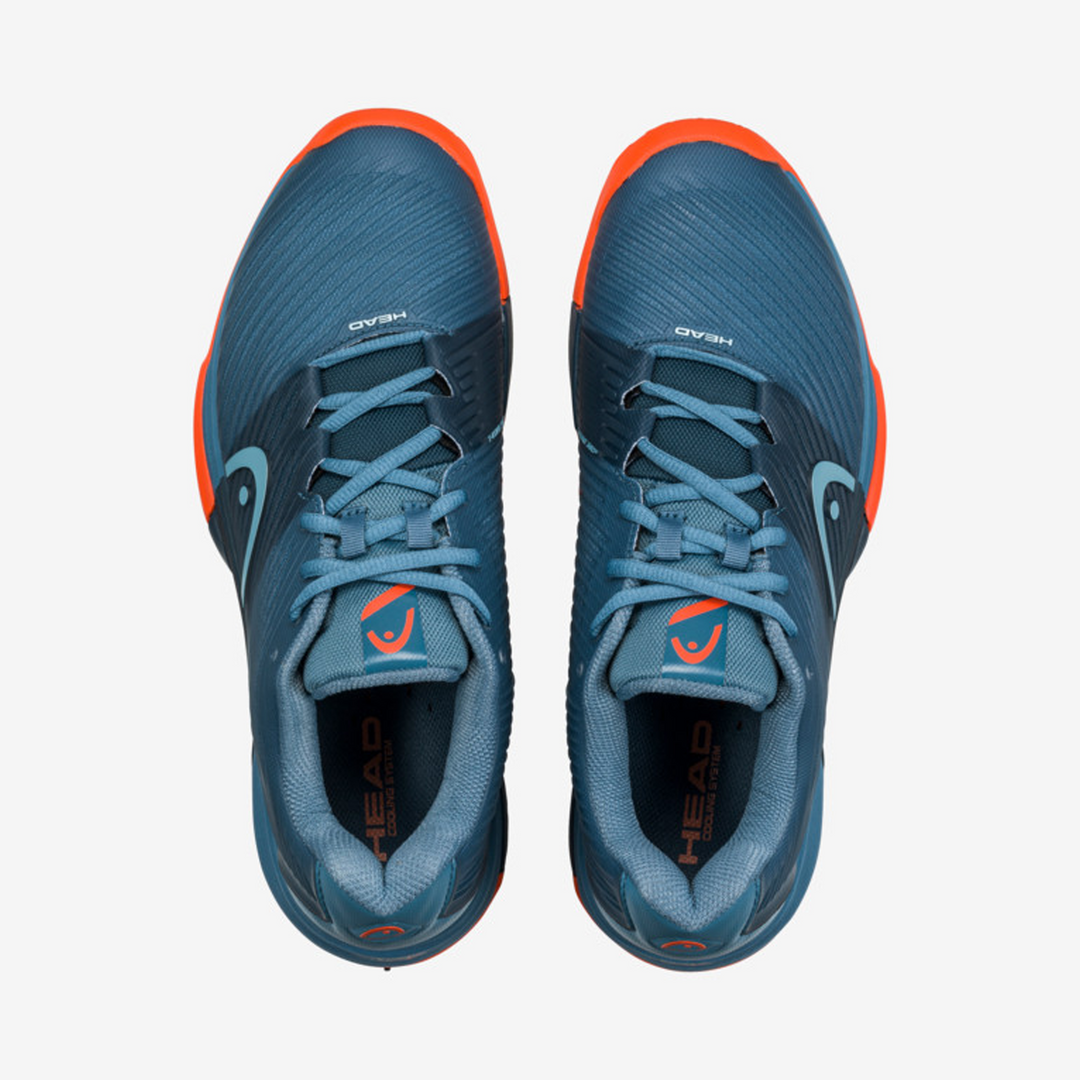 Head Revolt Pro 4.0 Tennis Shoes (Bluestone/Orange)