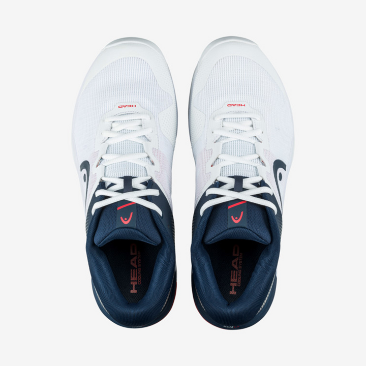 Head Revolt Evo 2.0 Tennis Shoes (White/Dark Blue) - InstaSport