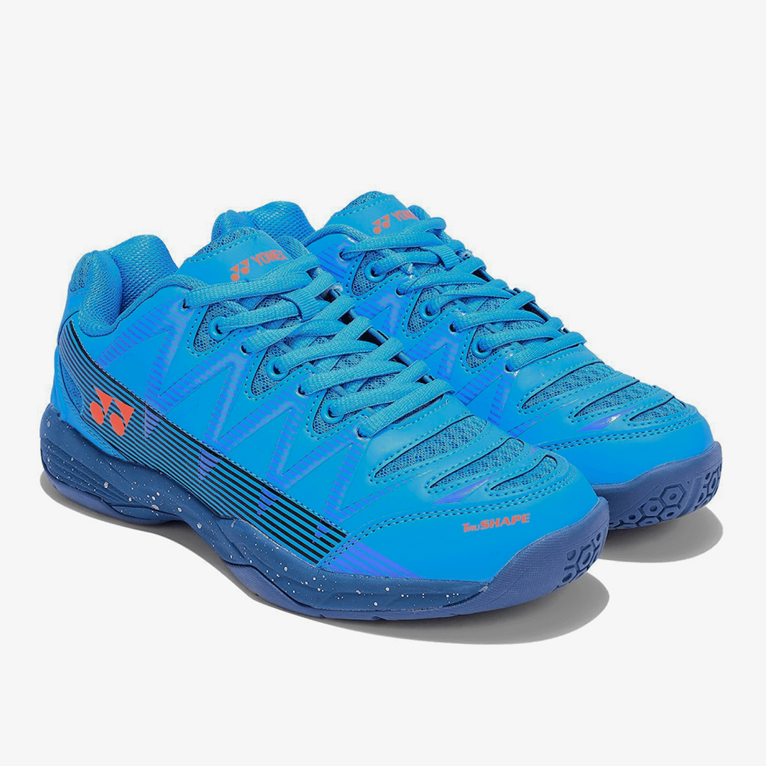 YONEX Dominant Badminton Shoes (Digital Aqua/ Dark Indigo/ Bright Coral) - InstaSport