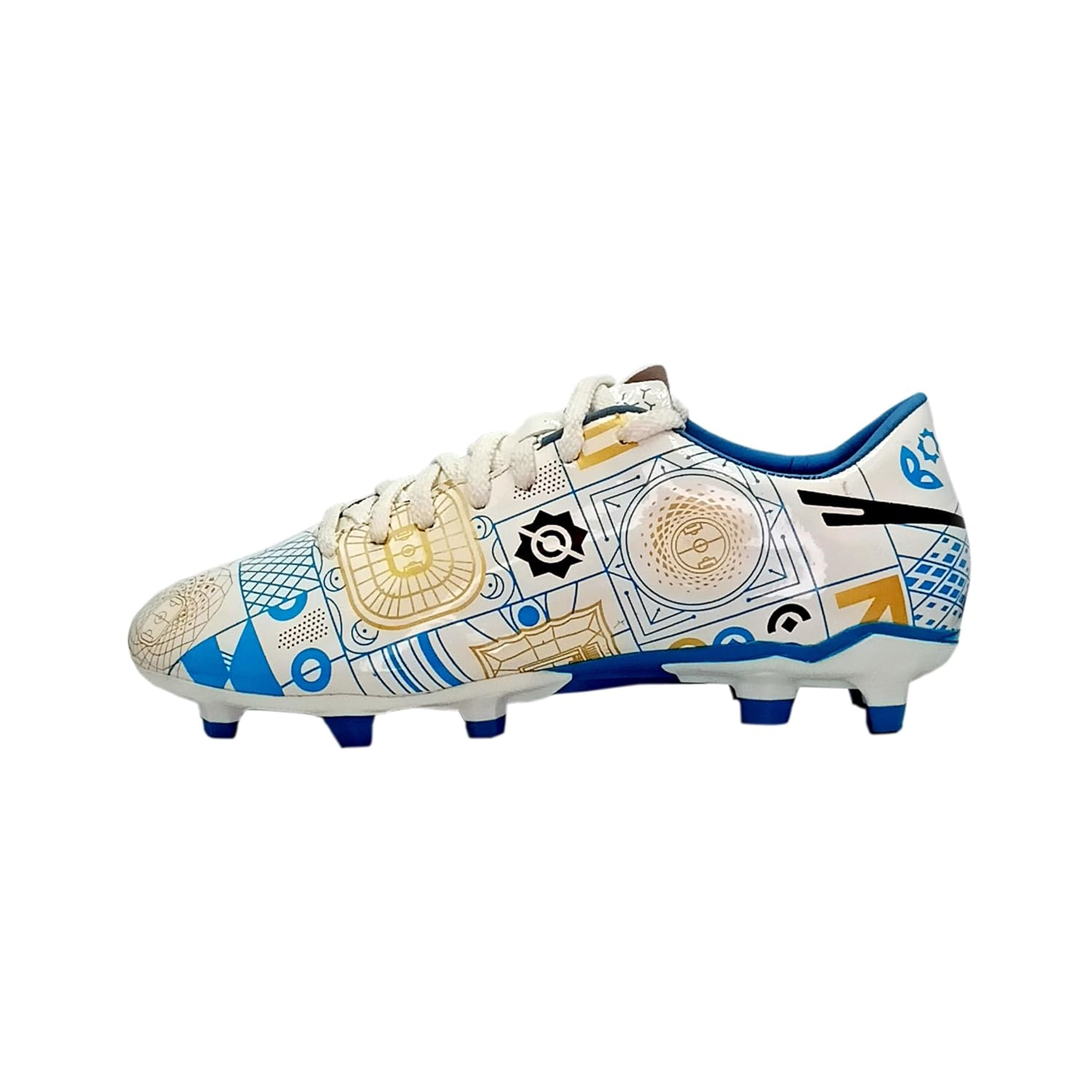 Sega Horizon Football Shoes (White) - InstaSport