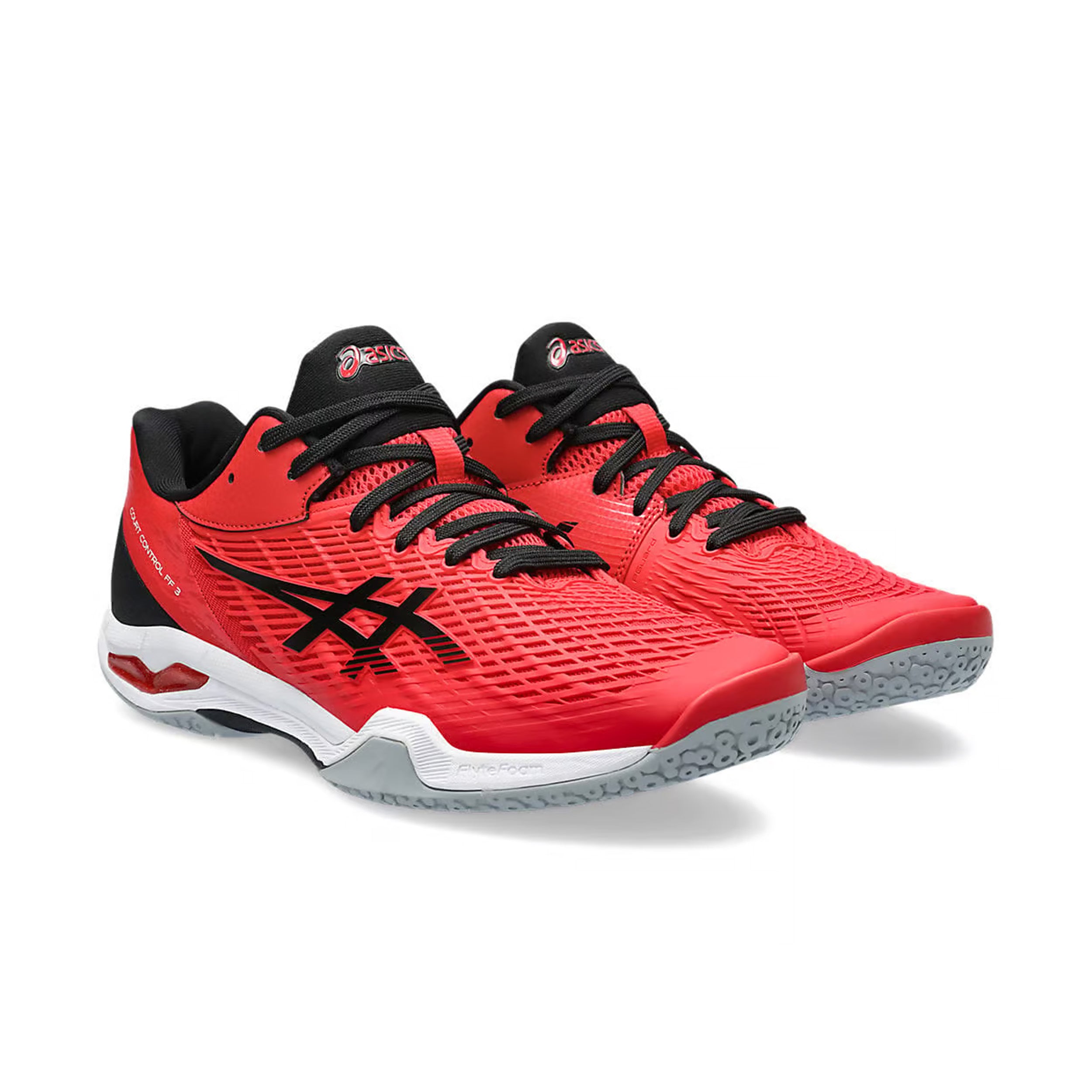 Asics Court Control FF3 (Classic Red/Black) Badminton Shoes - InstaSport