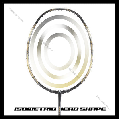 Apacs Feather Weight 55 Badminton Racket (Black/Gold) - InstaSport