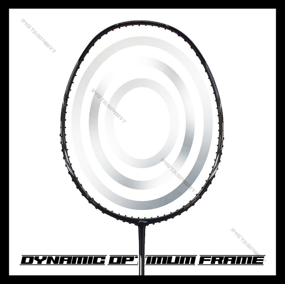 Li-Ning Air-Force G2 Badminton Racket (78 grams) (Black/ Silver) - InstaSport