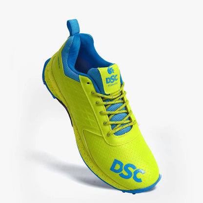 DSC Jaffa 22 Cricket Spike Shoes - Yellow - InstaSport