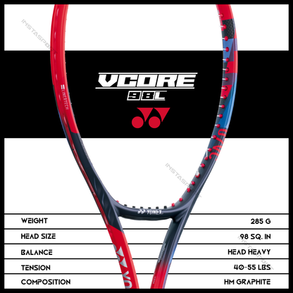 Yonex VCORE 98L Tennis Racquet - InstaSport