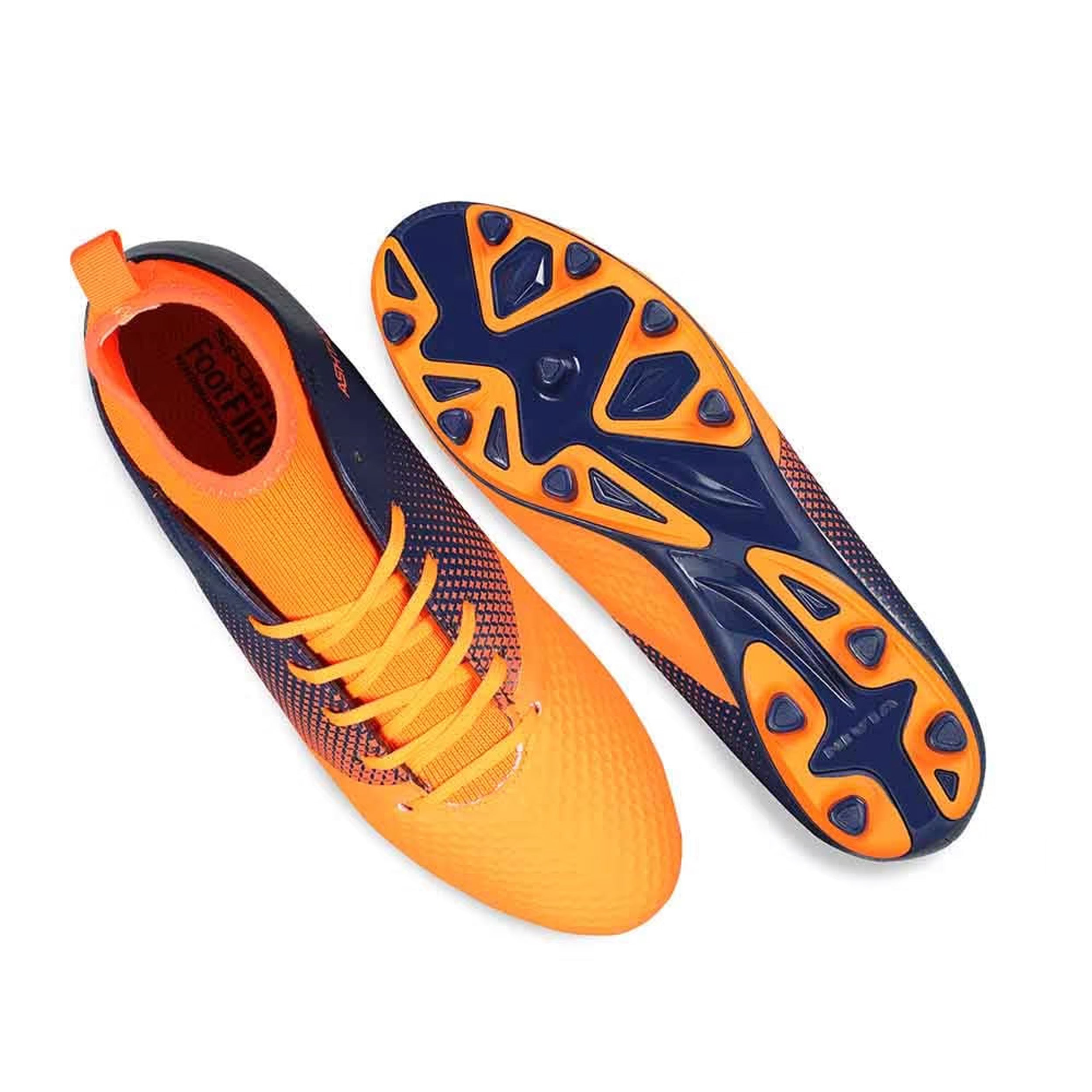 Nivia Ashtang Football Stud - Orange - InstaSport