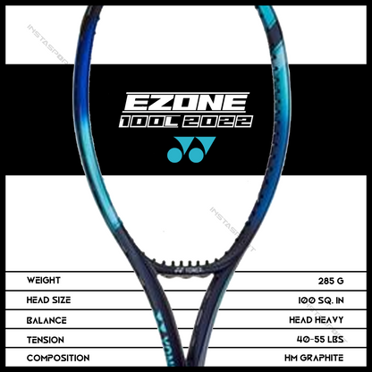 Yonex Ezone 100L 2022 Tennis Racquet - InstaSport