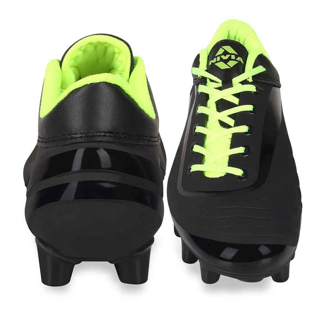 Nivia Airstrike Football Stud - Black - InstaSport