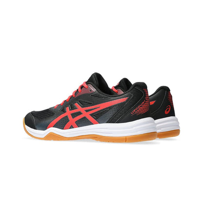 Asics Upcourt 5 (Black/Classic Red) Badminton Shoes - InstaSport