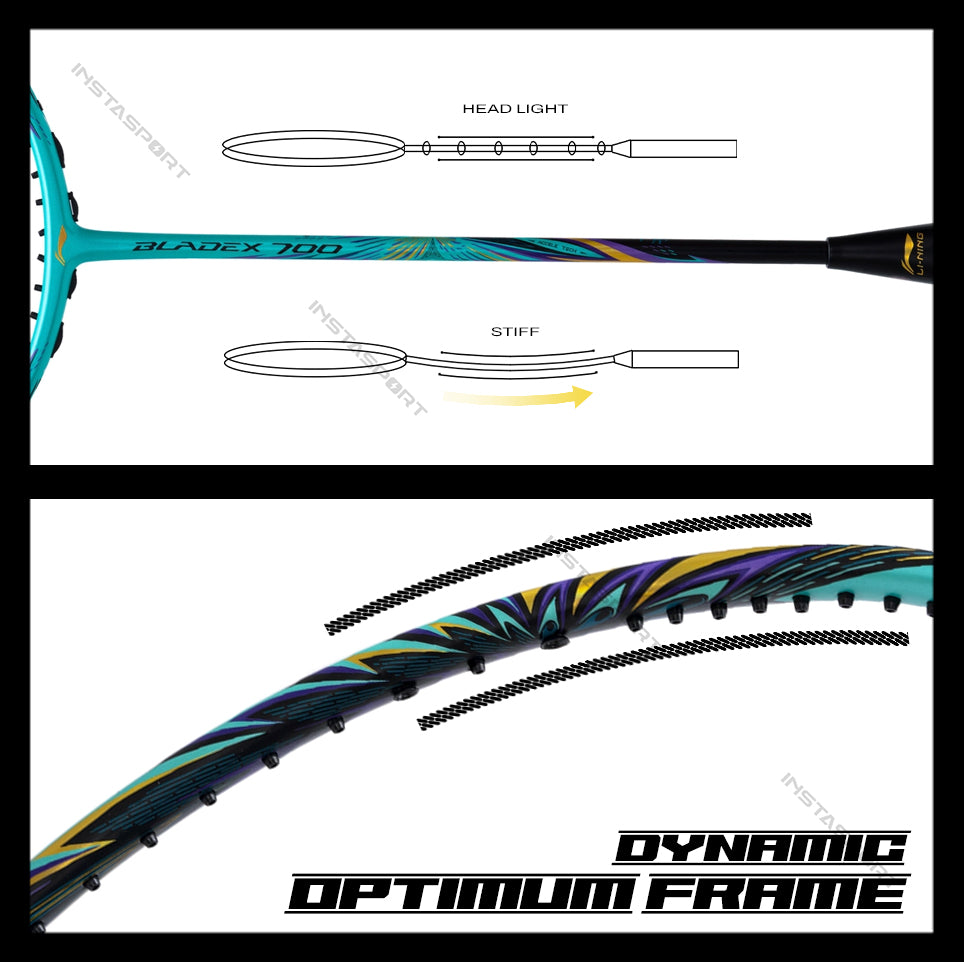 Li-Ning Blade X 700 Badminton Racket (4U/ 84 gms) - InstaSport