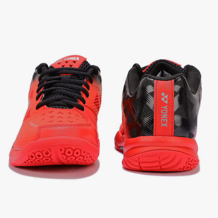 YONEX Power Cushion SHB 50 EX Badminton Shoes (Red/Black) - InstaSport
