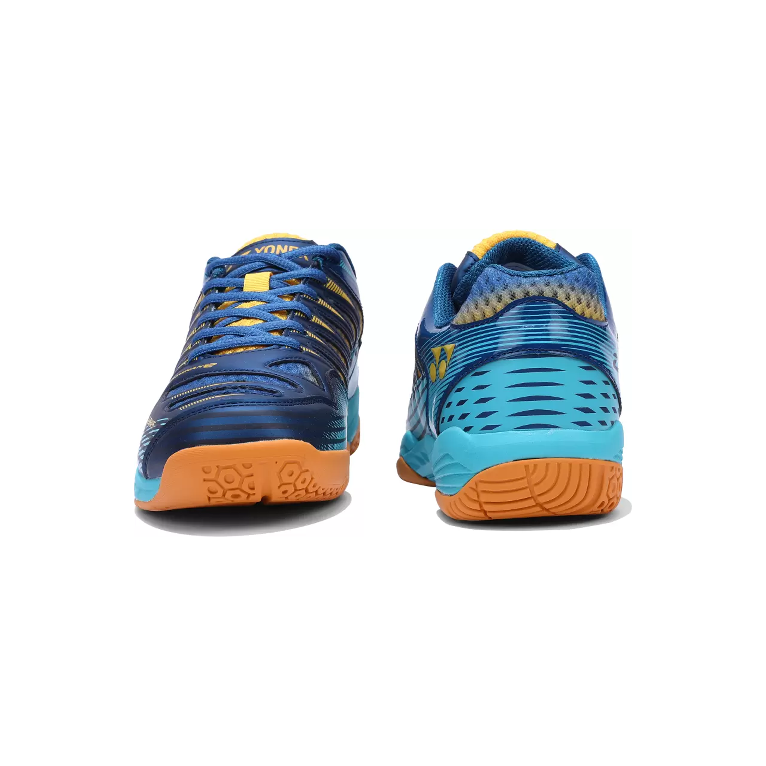 Yonex Tour Dominant 2 Men's Badminton Shoes (Sailor Blue/Bright Aqua/Mustard Gold) - InstaSport