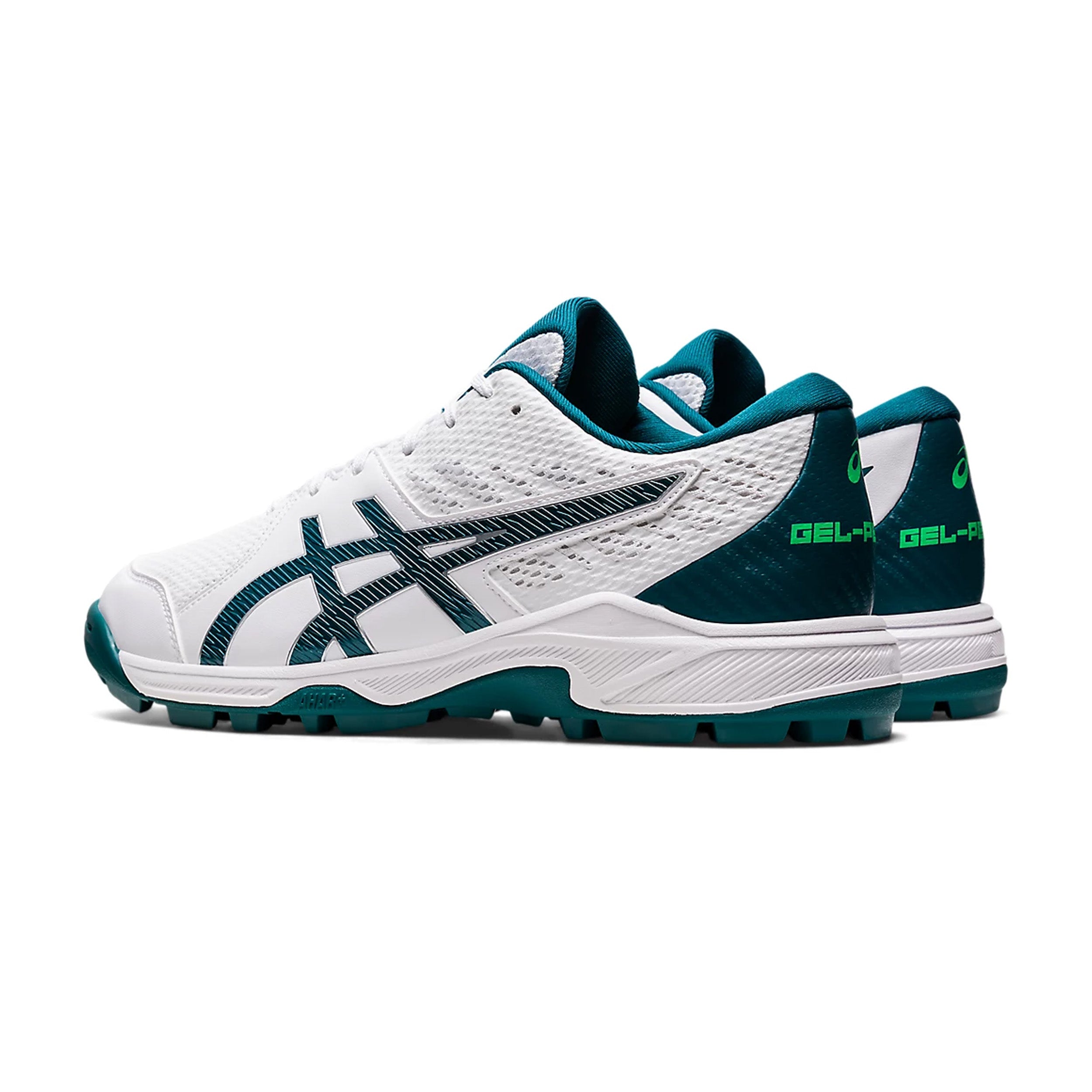 Asics Gel Peake 2 Men's Cricket Shoes (White/Velvet Pine) - InstaSport