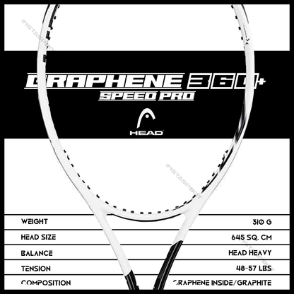 Head Graphene 360+ Speed Pro Tennis Racquet - InstaSport