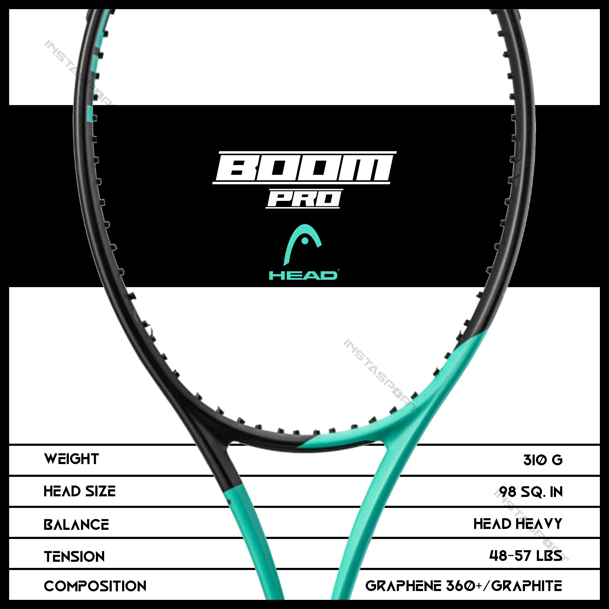 Head Boom Pro 2022 Tennis Racquet - InstaSport