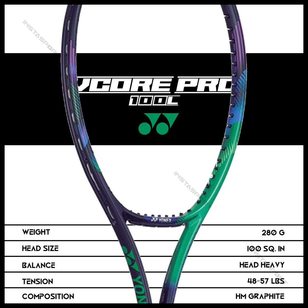 Yonex VCORE Pro 100L Tennis Racquet - InstaSport