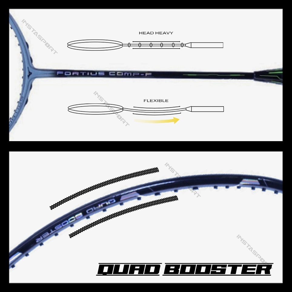 Mizuno Fortius Comp-F Badminton Racket - InstaSport