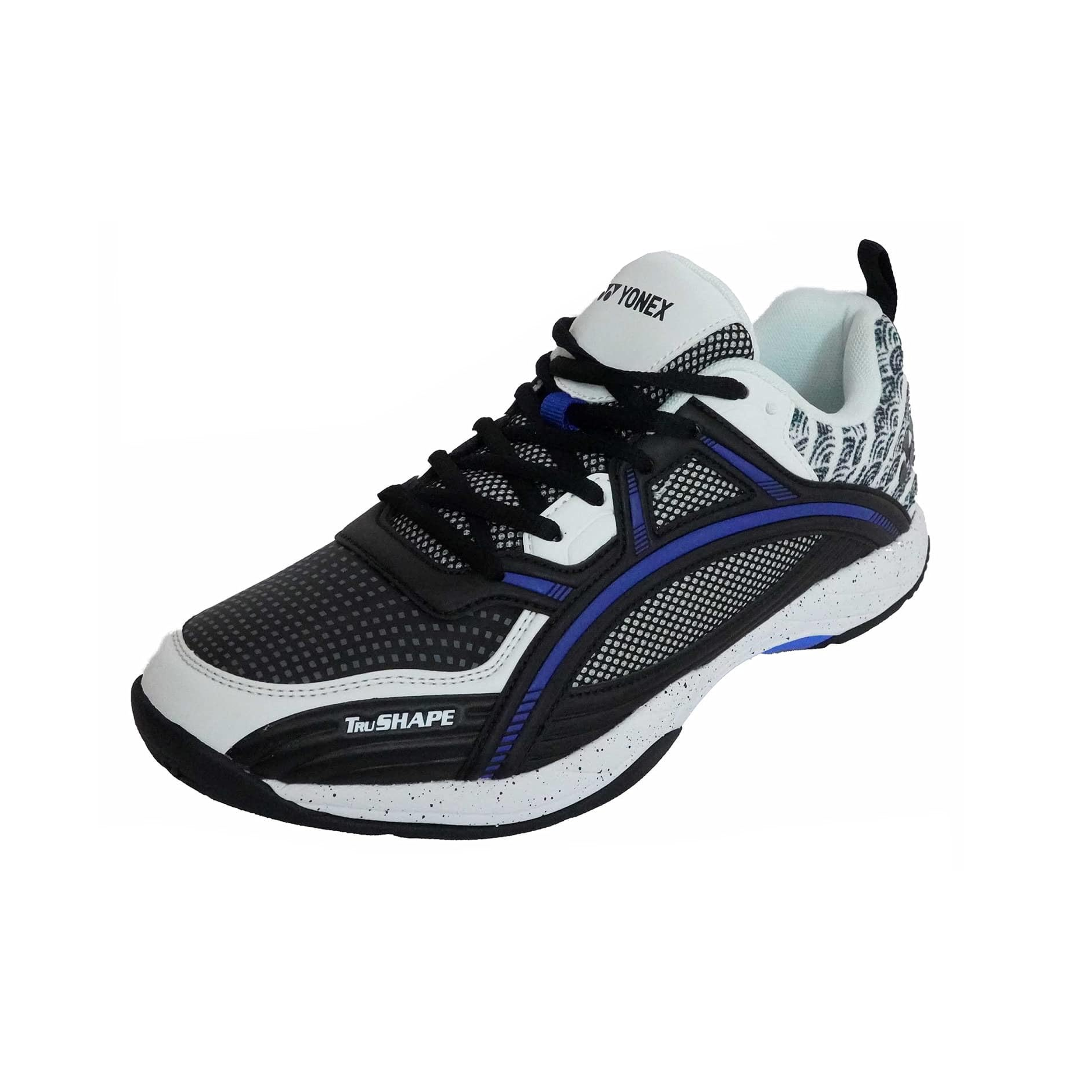 YONEX Tokyo Ultima Badminton Shoes for Men (White/Black/Ultramarine) - InstaSport