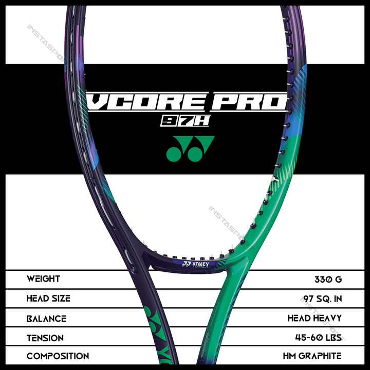 Yonex VCORE Pro 97H Tennis Racquet - InstaSport