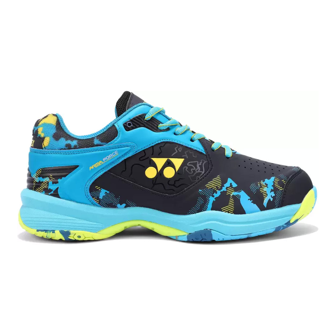 Yonex Arma Force Badminton Shoes for Men (Black/Deep Lagoon/Acid Lime) - InstaSport