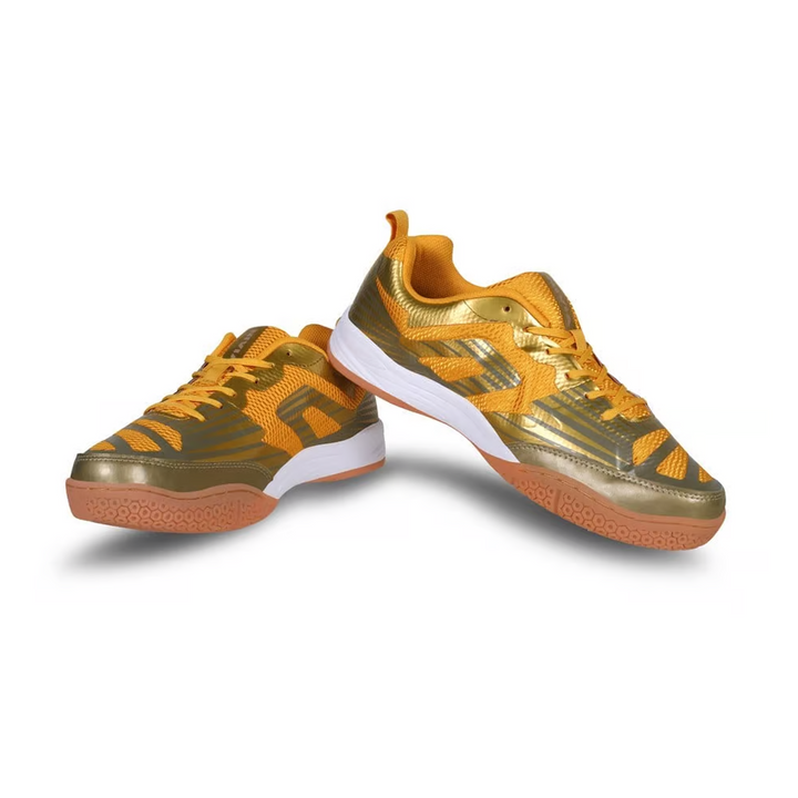 Nivia Super Court 2.0 Badminton Shoes for Men (Golden) - InstaSport