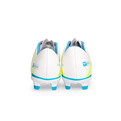 Sega Strike Football Shoes (White/Blue) - InstaSport