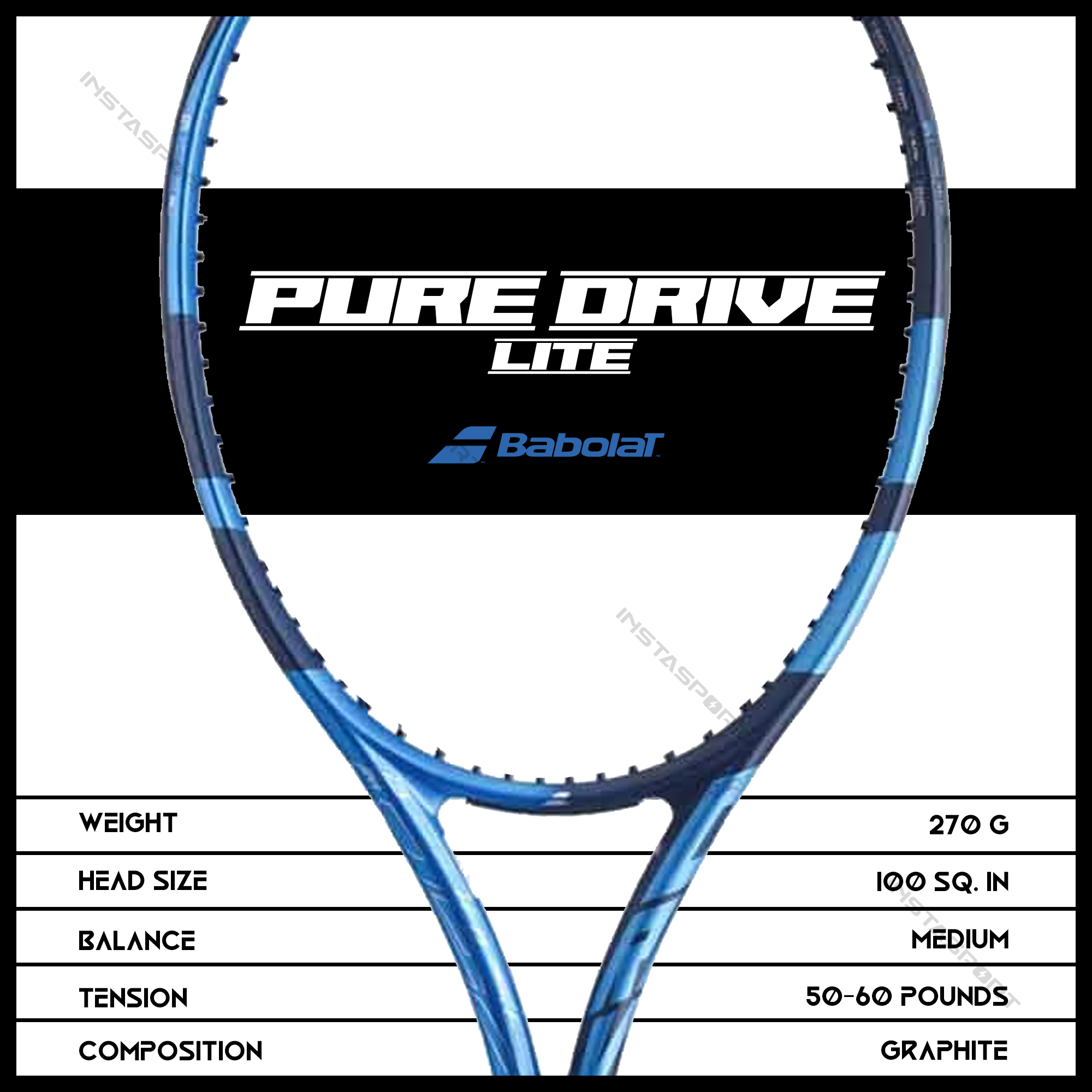 Babolat Pure Drive Lite Tennis Racquet - InstaSport