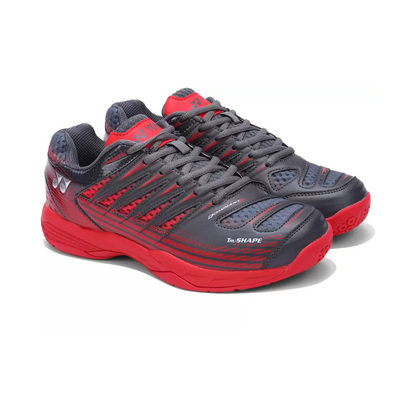 Yonex Tour Dominant 2 Men's Badminton Shoes (Carbon/Red) - InstaSport