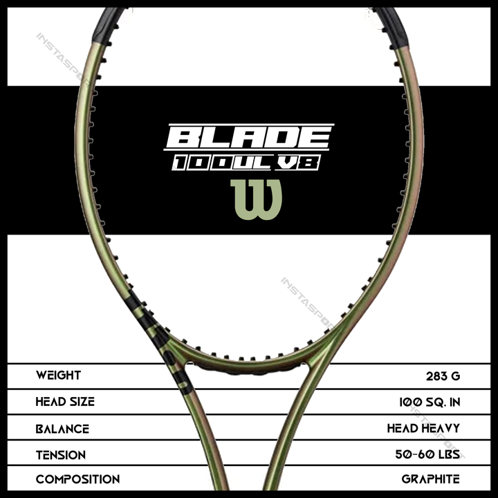 Wilson Blade 100UL V8 Tennis Racquet - InstaSport