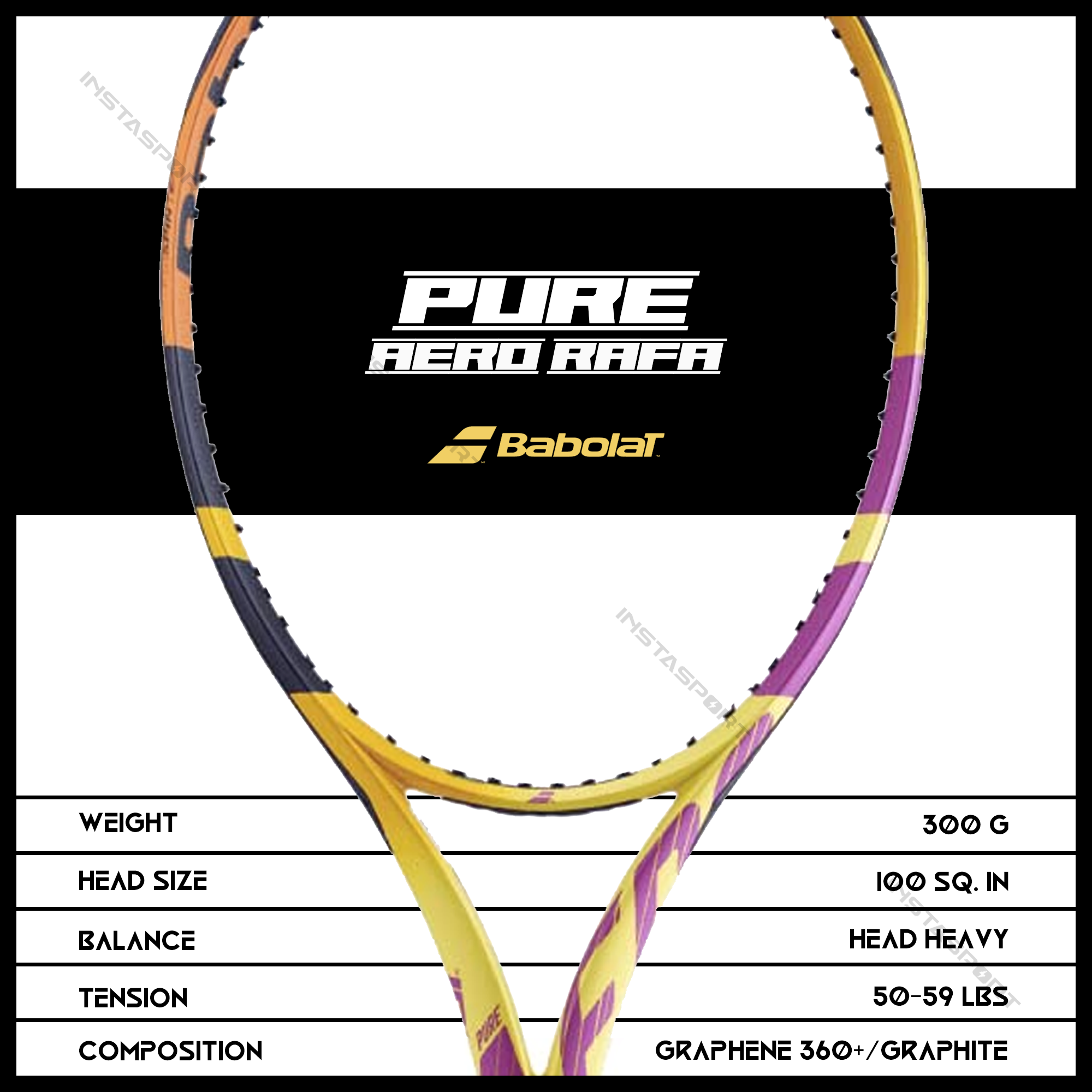 Babolat Pure Aero RAFA Tennis Racquet - InstaSport