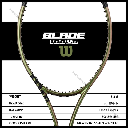 Wilson Blade 100 V8 Tennis Racquet - InstaSport