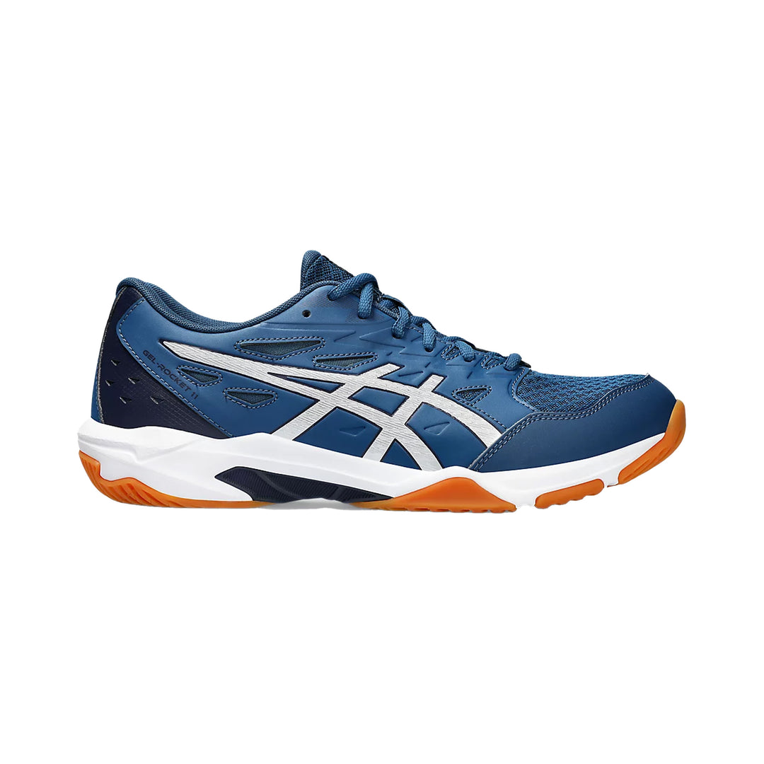 Asics Gel Rocket 11 (Blue) Badminton Shoes - InstaSport