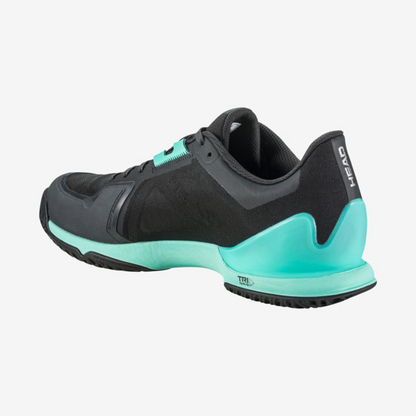 Head Sprint Pro 3.5 Tennis Shoes (Black/Teal) - InstaSport