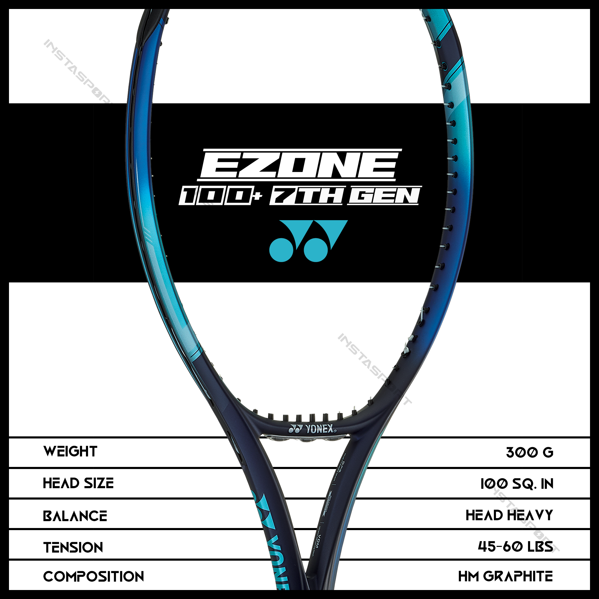 Yonex Ezone 100+ 7th Gen Tennis - InstaSport