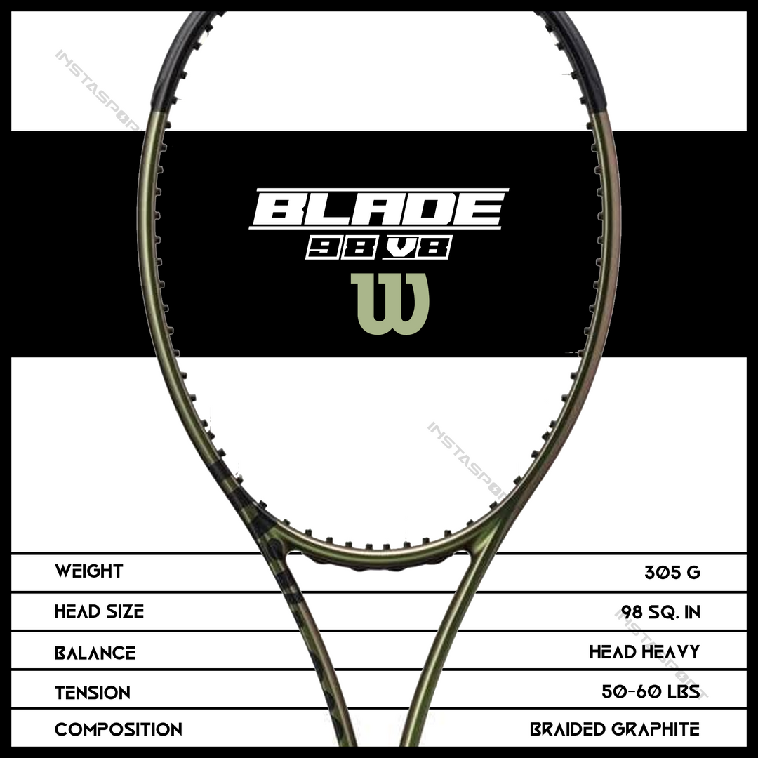 Wilson Blade 98 V8 Tennis Racquet (16X19) - InstaSport